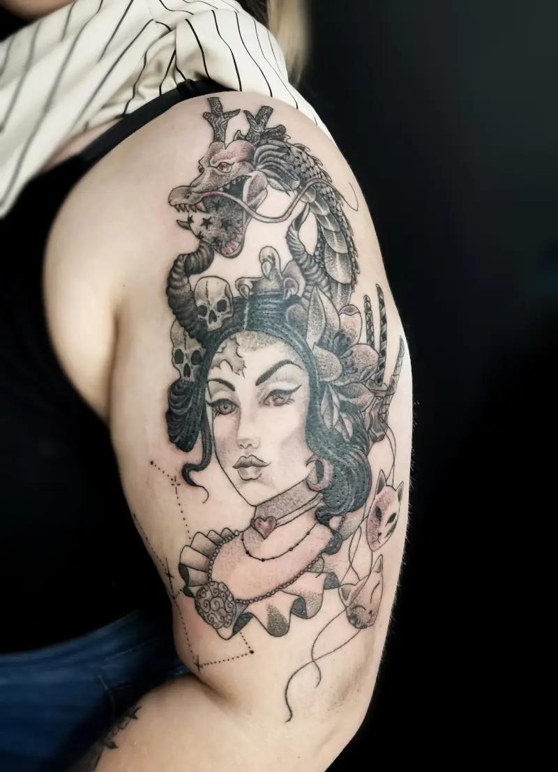 Tatouage méduse